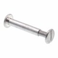 Prime-Line Binding Posts and Screws, Truss Head, Slotted Drive, 3/16 in. X 1 in., Aluminum, 25PK 9051753